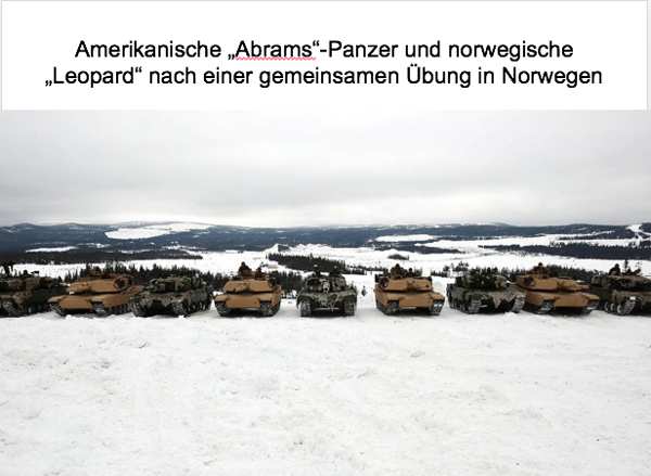 ﻿US-Truppen bald auch in Nordnorwegen an der russischen Grenze